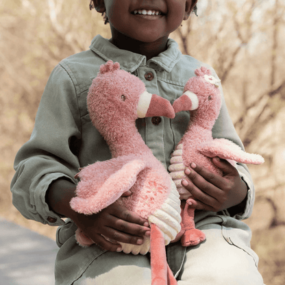 Little Dutch Safari Friends Cuddle Flamingo  35cm