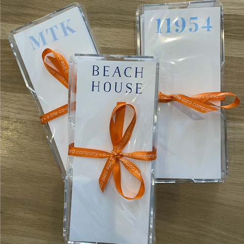 Lucite Note Pad