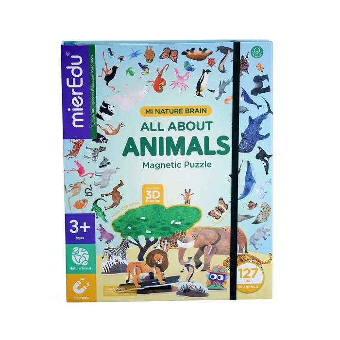 Mieredu Magnetic Puzzle - All About -  Animals