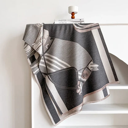 Norcia Pashmina Scarf Gray