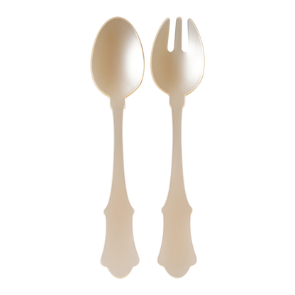 Old Fashioned Salad Server Set