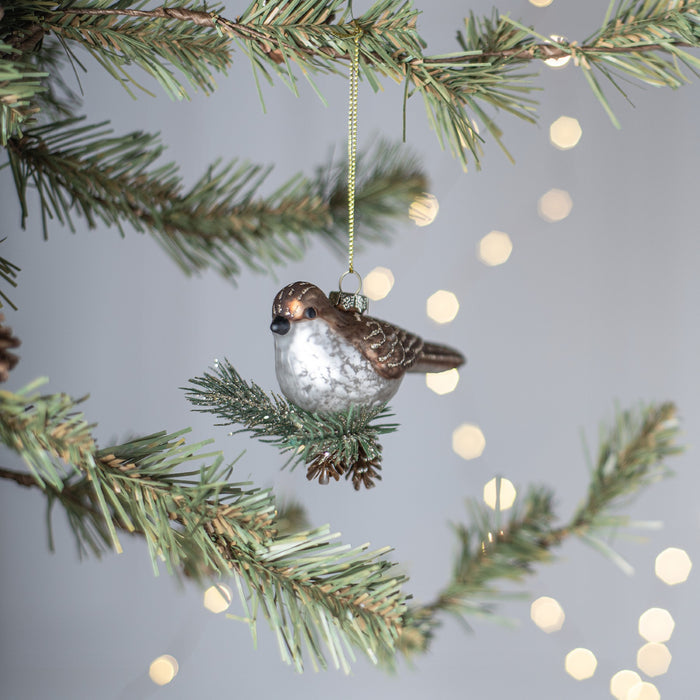Partridge Glass Christmas Ornament #100-C227