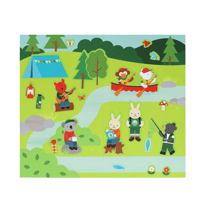 Petit Collage Mini Sticker Set: Little Campers