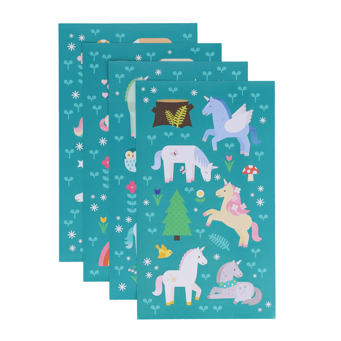 Petit Collage Mini Sticker Set: Unicorn Forest