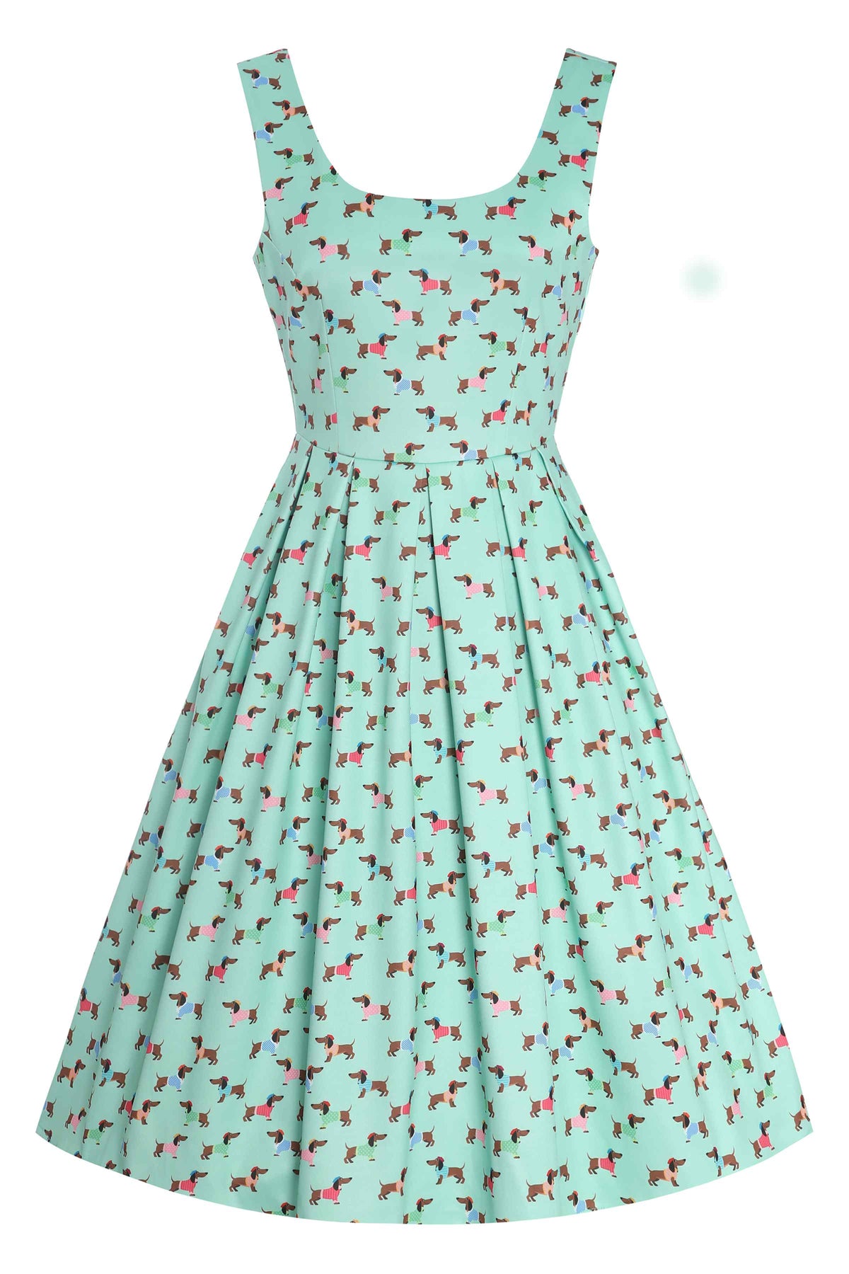 Amanda Picasso Sausage Dog Flared Dress