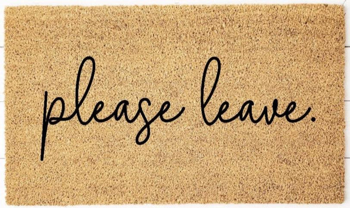 Please Leave Coir Doormats - The Loft/ 36 Eleven