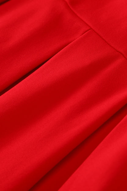 Beverly Red Off Shoulder Dress