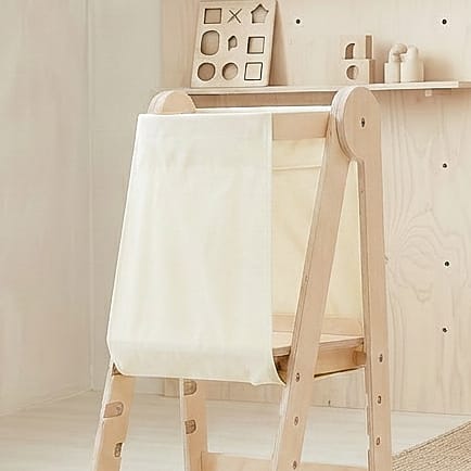 Removable Fabric Toddler Guard - Learning Tower | Ladder Ivory