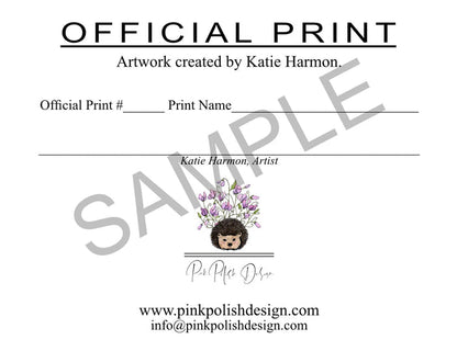 PinkPolish Design Art Prints "Abduction" Watercolor Painting: Art Print