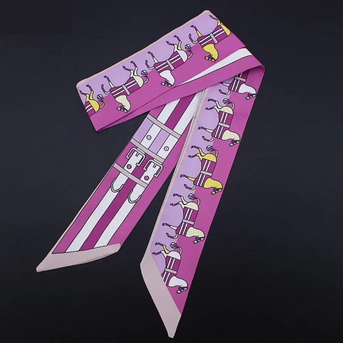 Sila Lilac Twilly Skinny Scarf