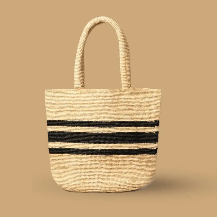 Slyvanie Black Striped Tote