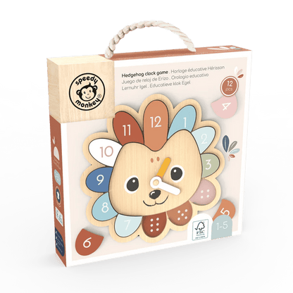 Speedy Monkey  Educational Clock - Hedgehog Game