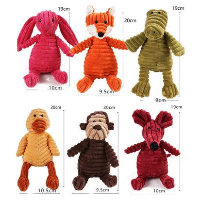 Squeaky Plush Fox - Dogs and Horses