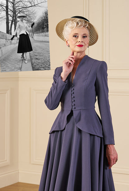 1950s Lilian Jacket - Steel