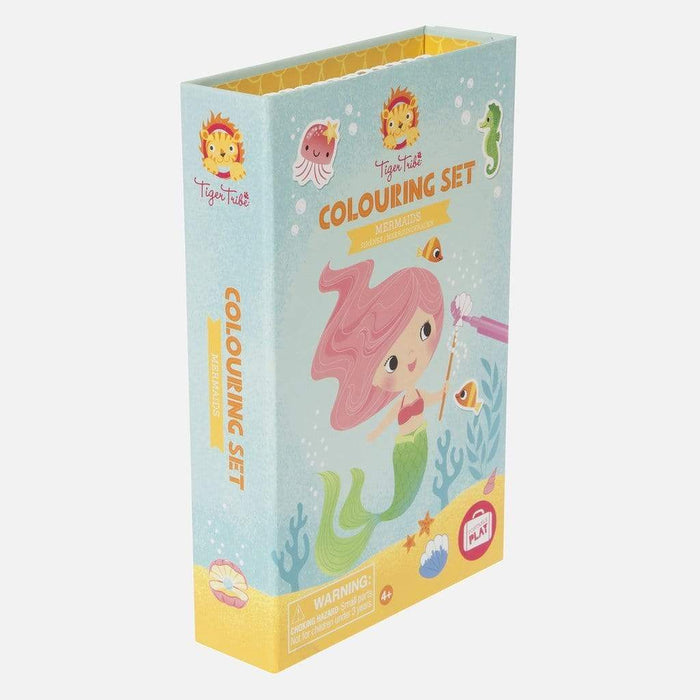 Tiger Tribe Colouring Set - Mermaids