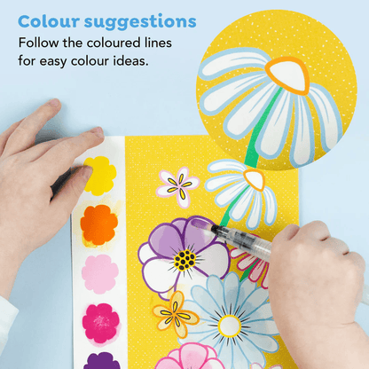 Tiger Tribe Paint a Picture Set - Butterflies & Flowers