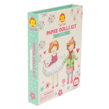 Tiger Tribe Paper Dolls Kit - Vintage