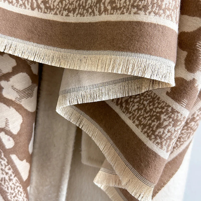 Tindara Pashmina Scarf Khaki