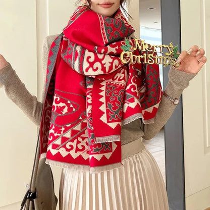 Trisola Pashmina Scarf Red